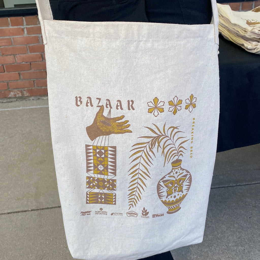 Breaking Bred Bazaar Over Shoulder Market Bag