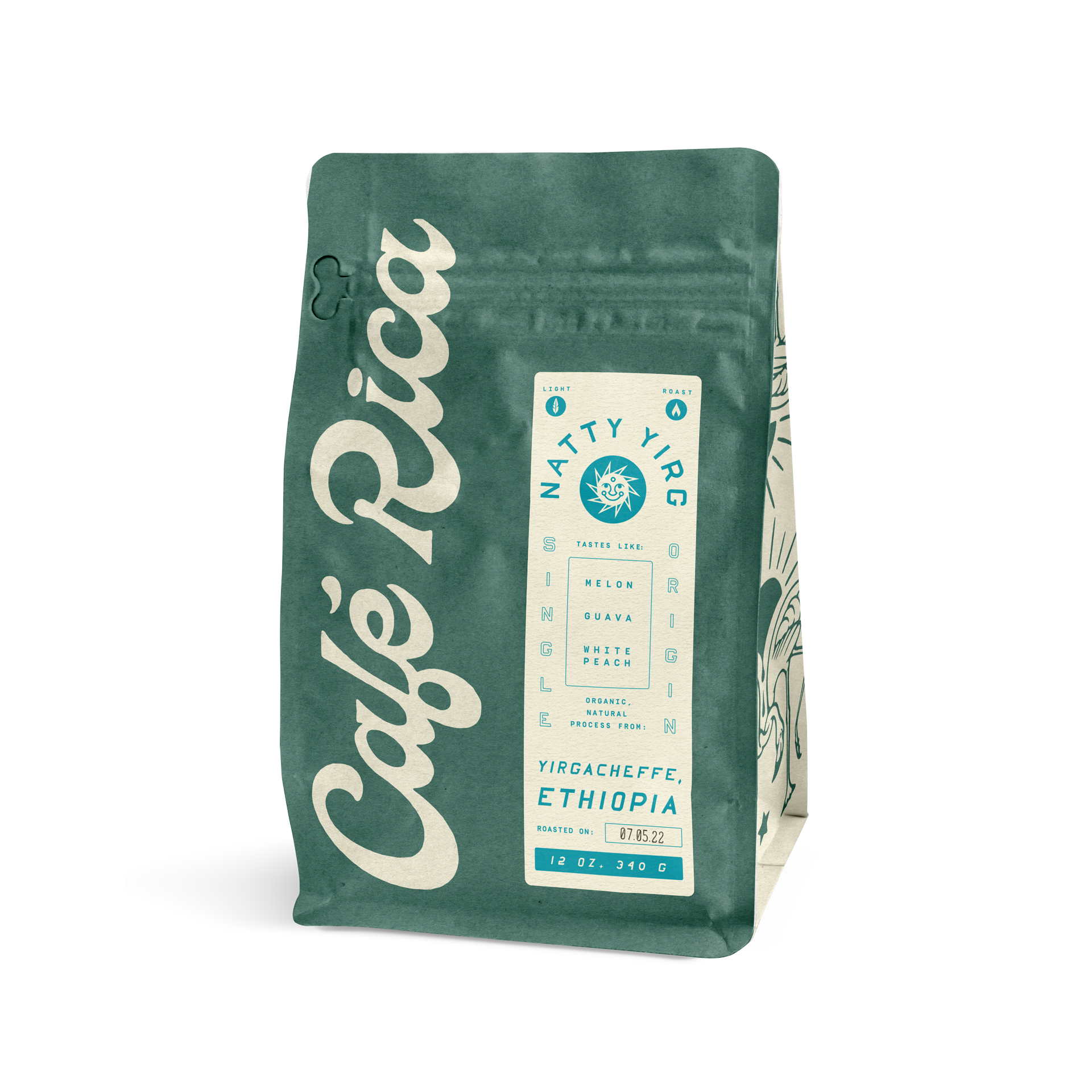 Cafe Rica’s Natty Yirg - Natural Ethiopian - 340g
