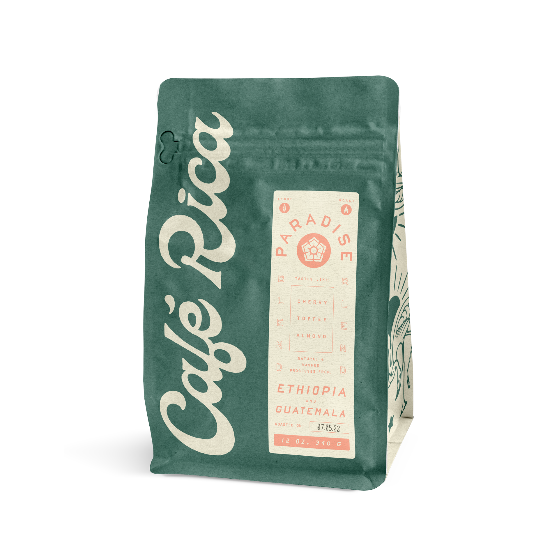 Sample Cafe Rica's Paradise - Ethiopian & Guatemalan Blend 100g